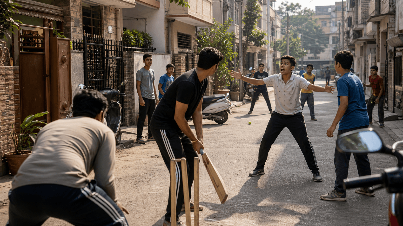 Gully Cricket in Ludhiana Came With Full Ego
